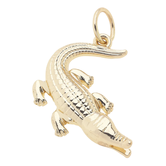 Curved Alligator Charm