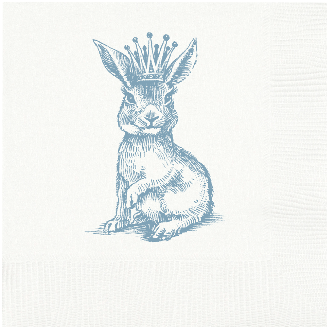 Royal Bunny Cocktail Napkins