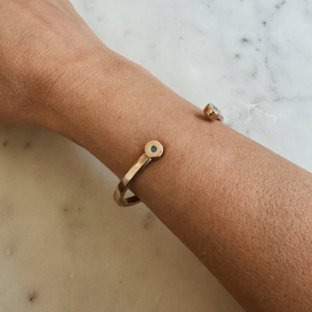 Duo Cuff + Turquoise