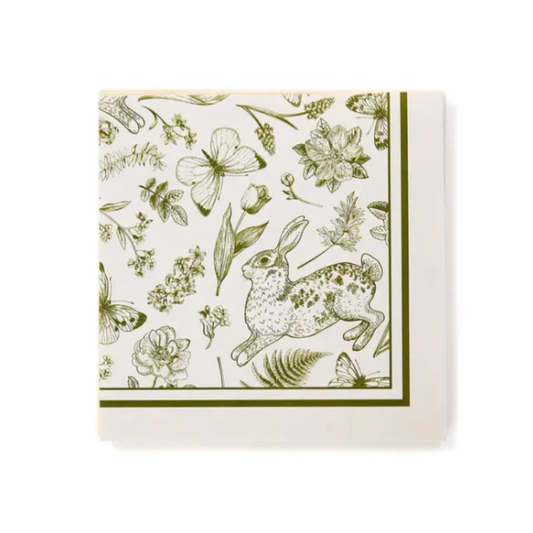 French Country 3-Ply Paper Cocktail Napkin