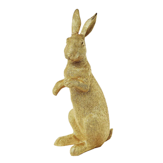 Golden Bunny Decor