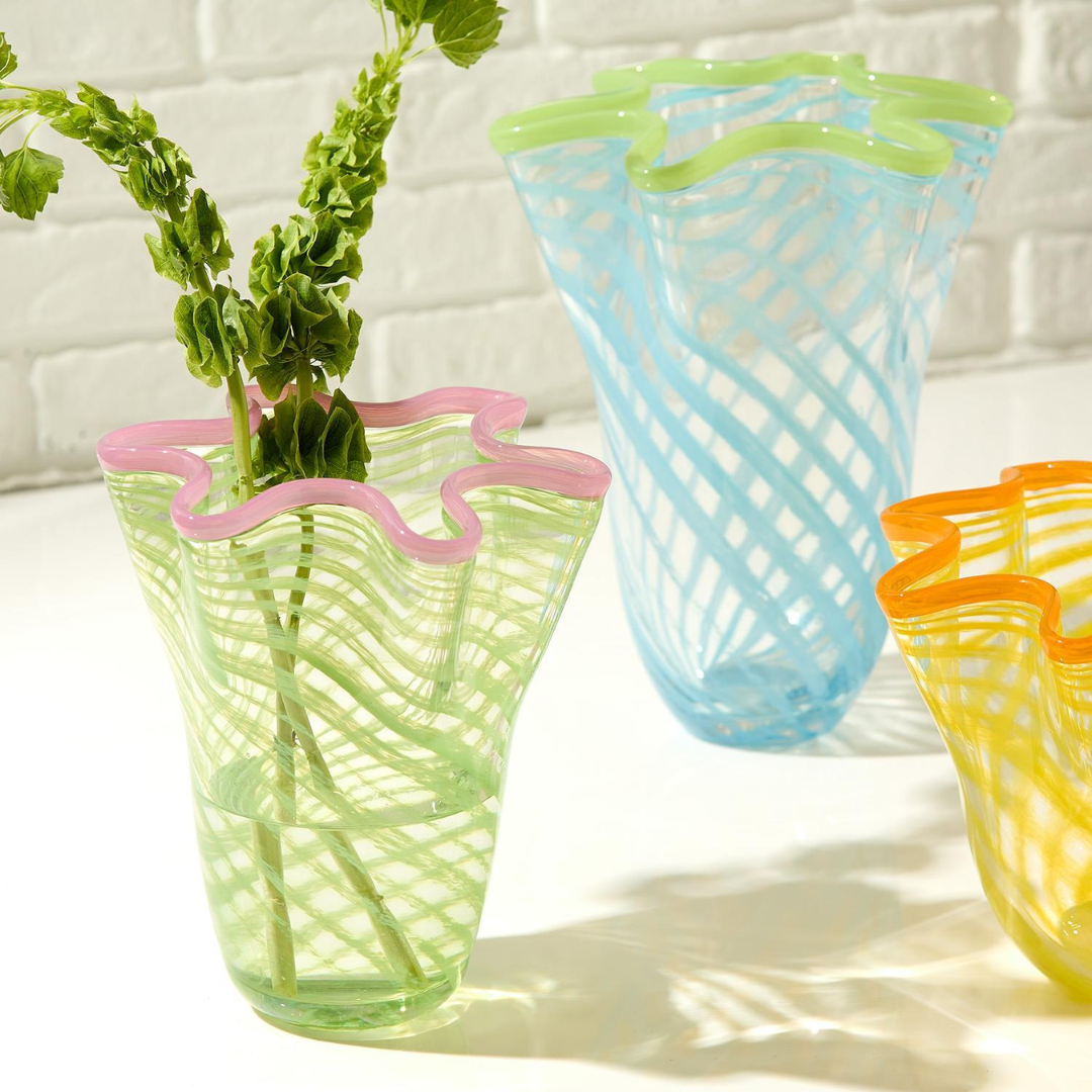 Rialto Swirl Flare Vase
