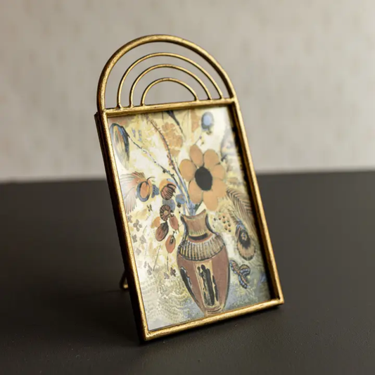 Faye Brass Photo Frame