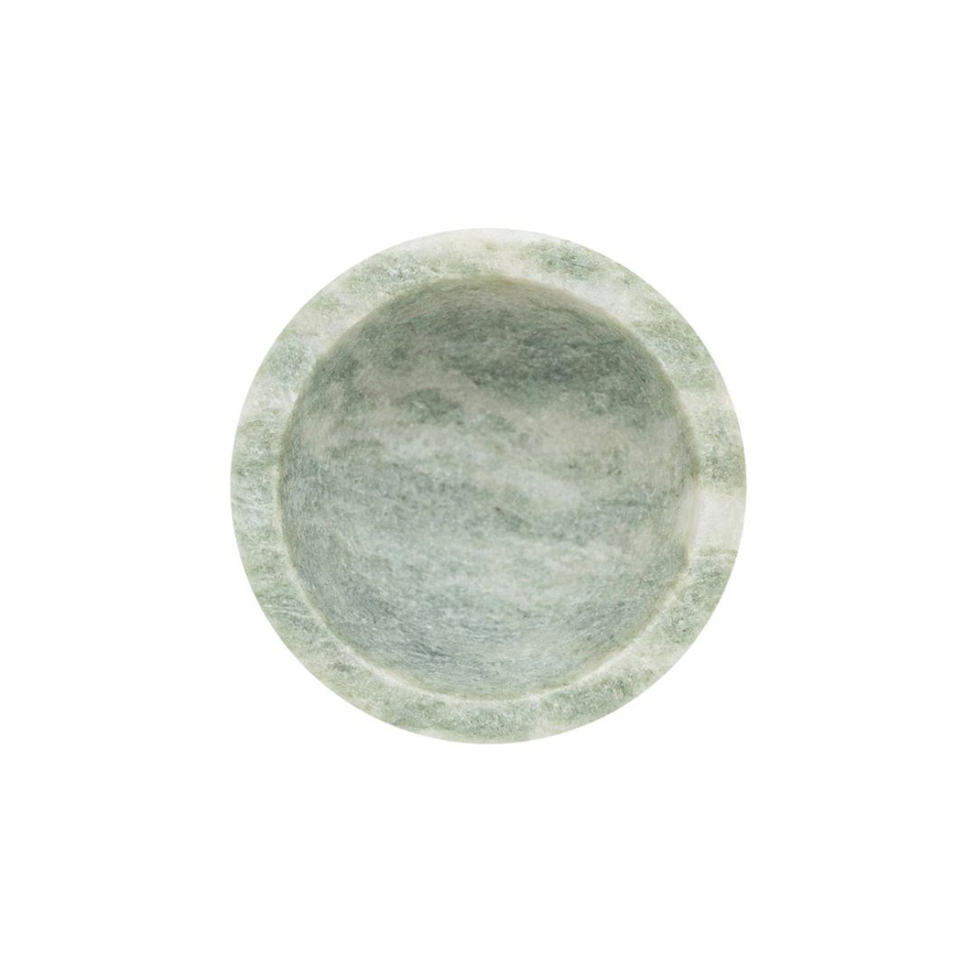 Elise Light Green Onyx Marble Bowl and Spoon