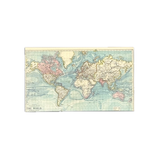 World Map Matchbox