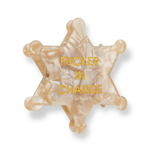 F*cker in Charge Hair Clip