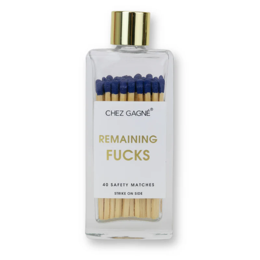 Remaining F*cks - Glass Bottle Safety Matches