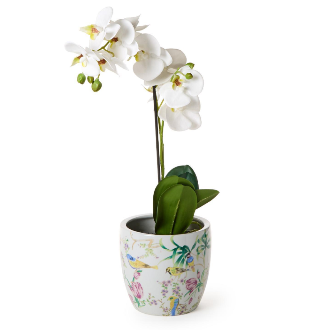 Bird & Blossom Chinoiserie Planter