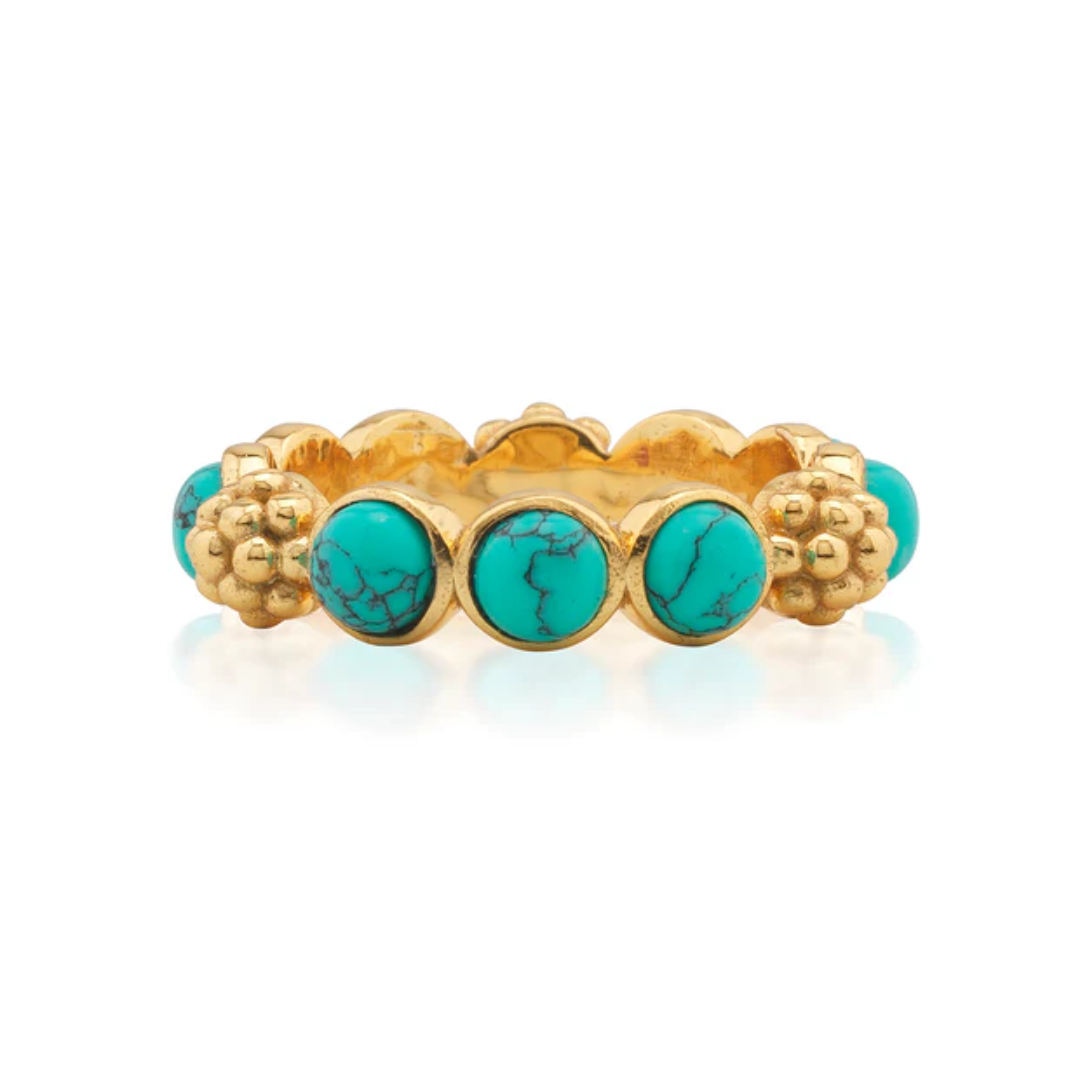 Berry Gem Ring - Size 6 - Turquoise
