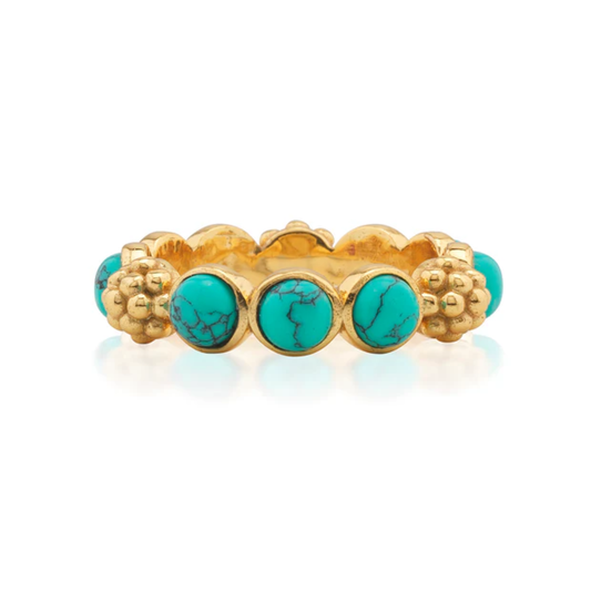 Berry Gem Ring - Size 6 - Turquoise