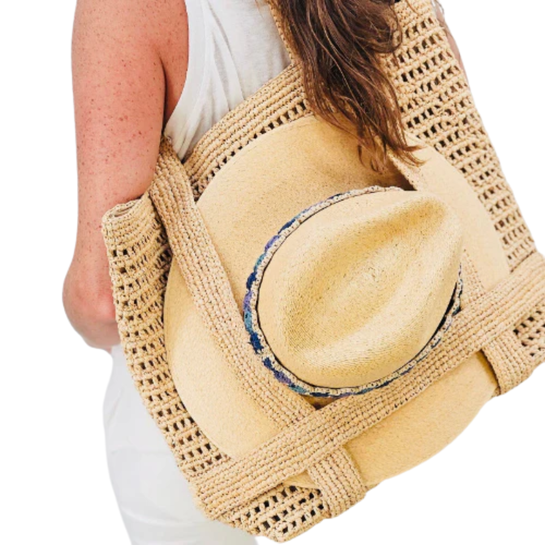 Indie Hay Raffia Bag