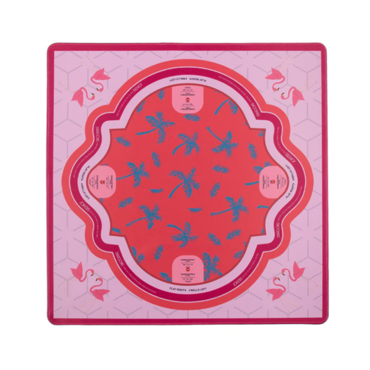 Mini Flamingo Mahjong Mat - Fuchsia