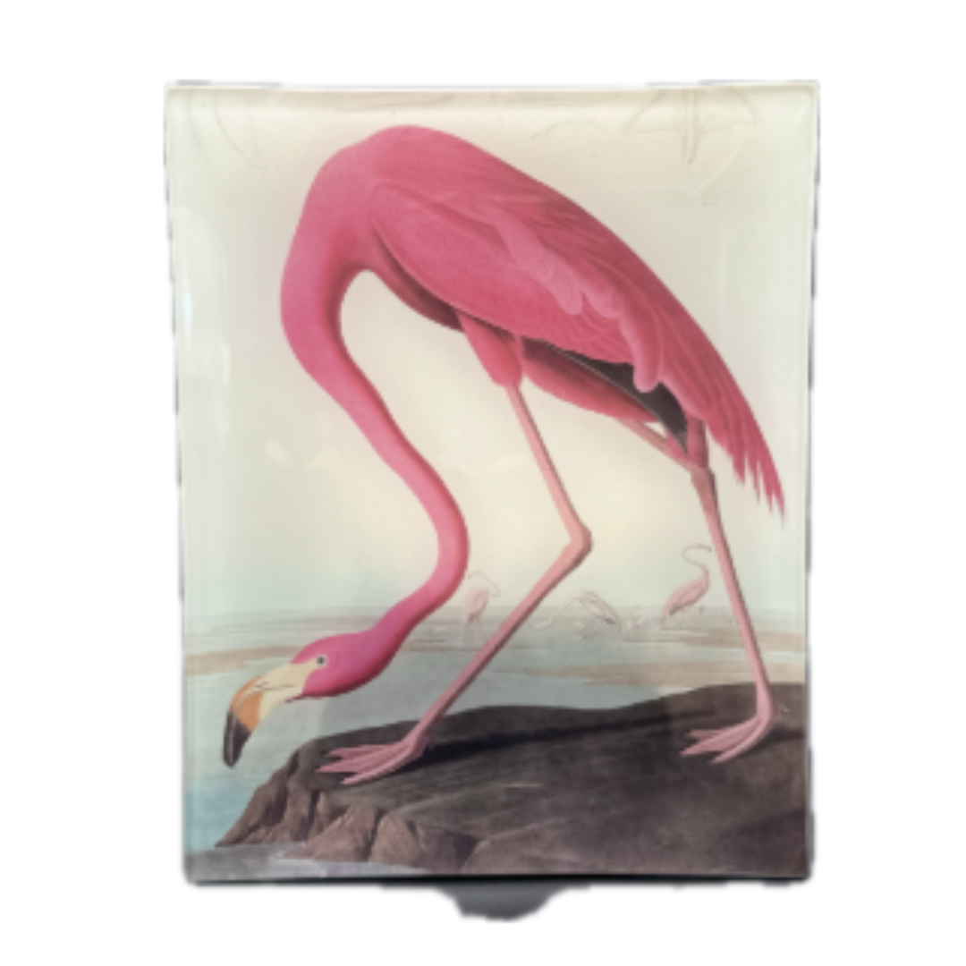 Pink Flamino Trinket Plate