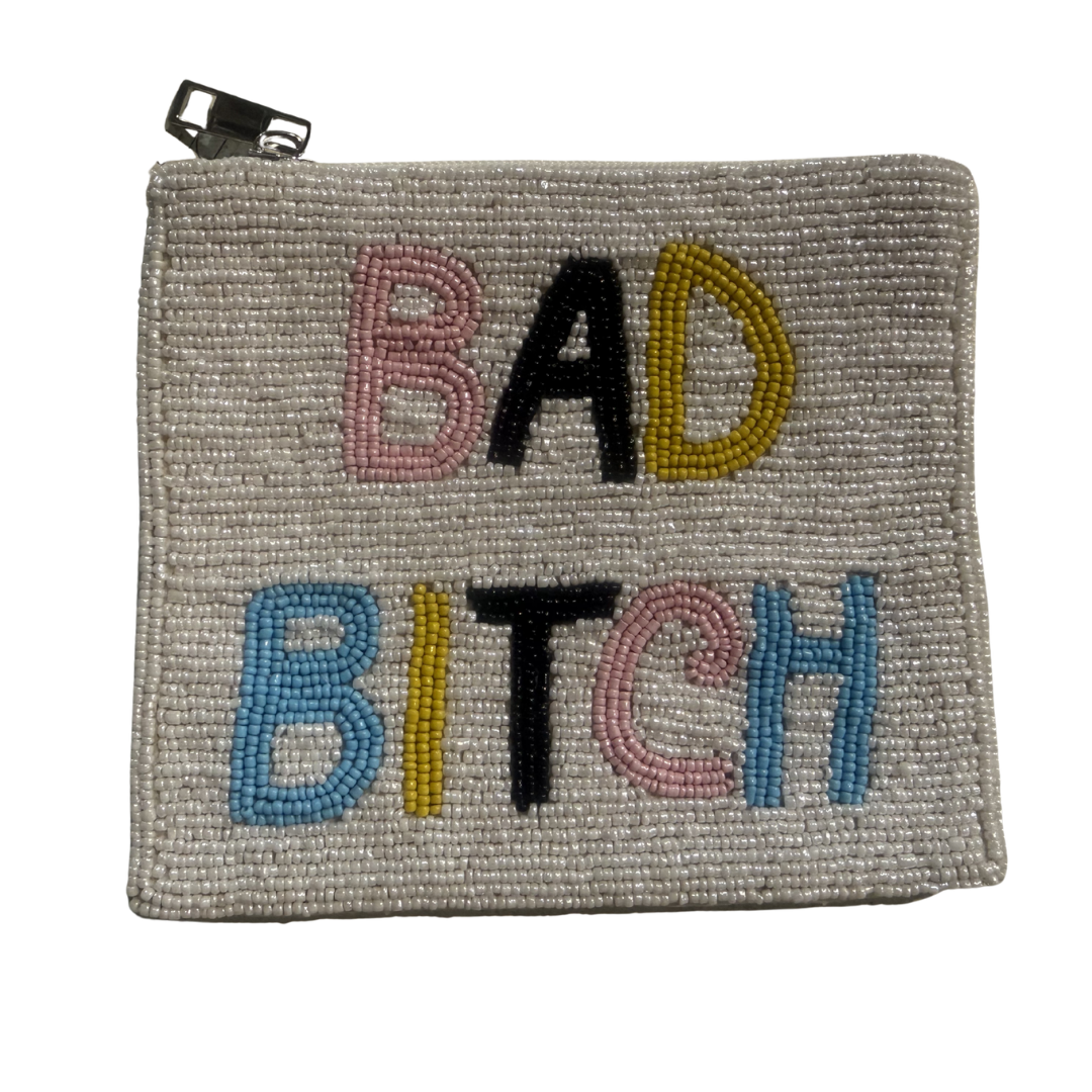 Bad B*tch Beaded Coin Wallet