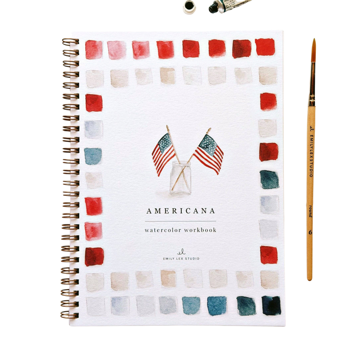 Americana Watercolor Workbook