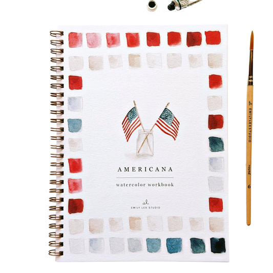 Americana Watercolor Workbook