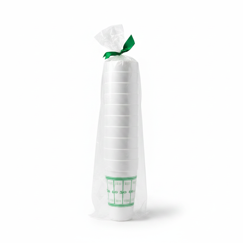 Green Football Field Styrofoam Cups