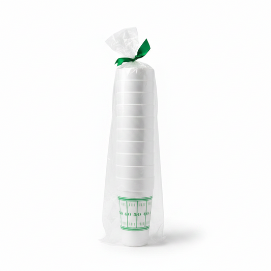 Green Football Field Styrofoam Cups