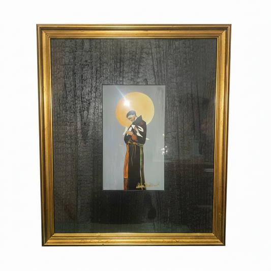 AD Framed St. Francis - 17.5x20.5