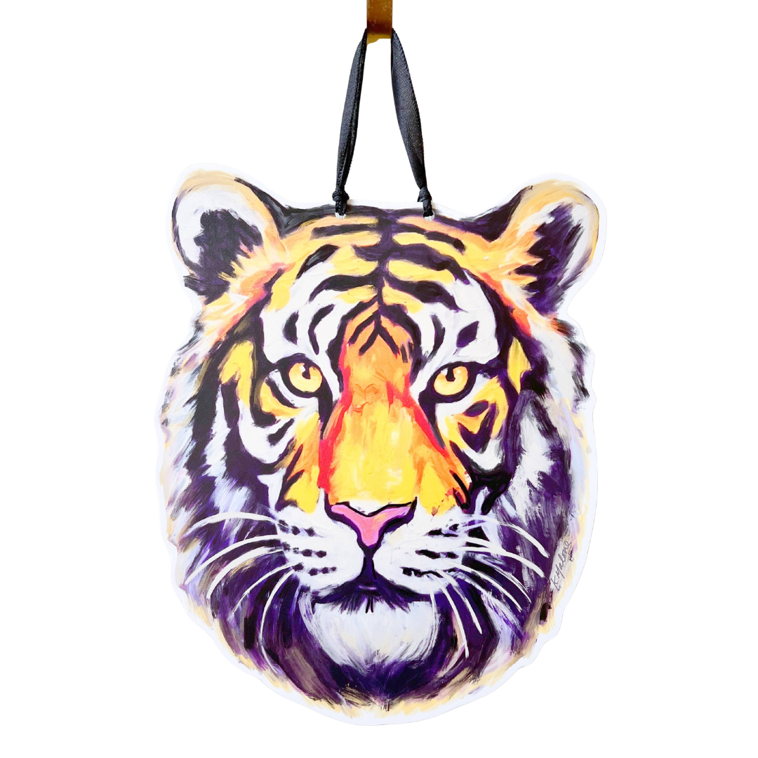 Tiger Head Door Hanger