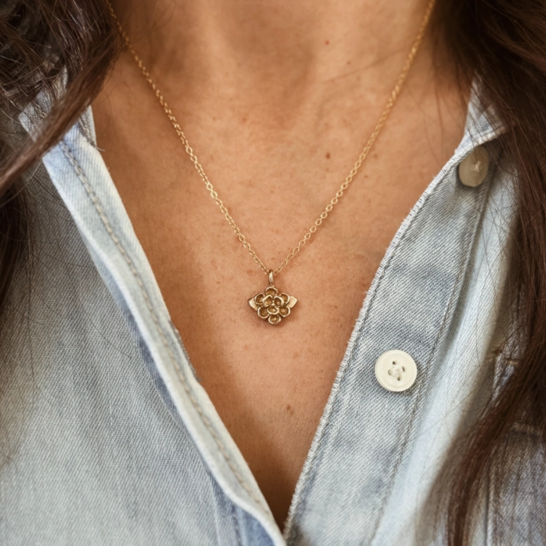 Small Magnolia Pendant