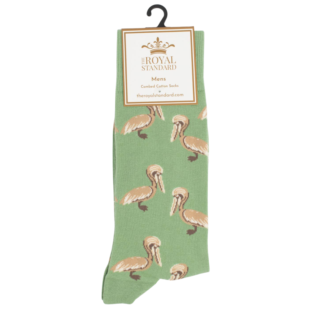 Men's Brown Pelican Socks