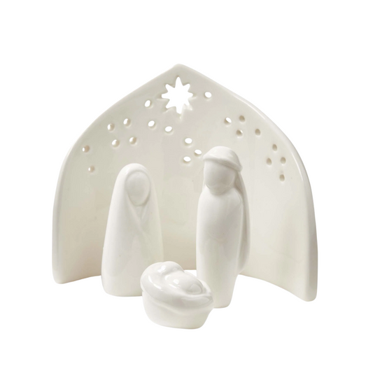 Ceramic Nativity Scene