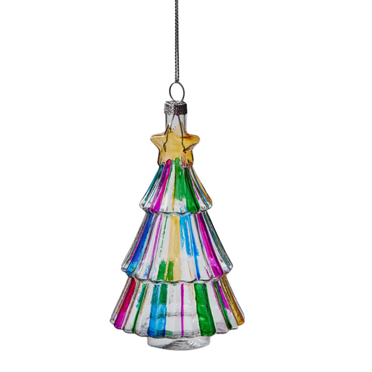Multi Stripe Tree Ornament
