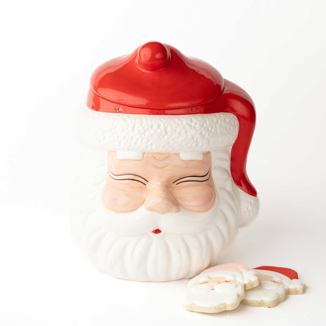 Red Santa Cookie Jar