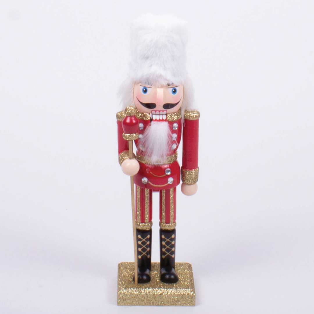 Red 10" Hand Painted Nutcracker