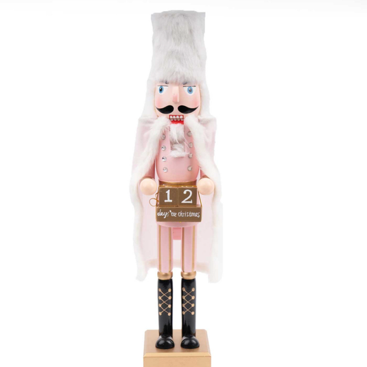 Pink 19" Countdown Nutcracker