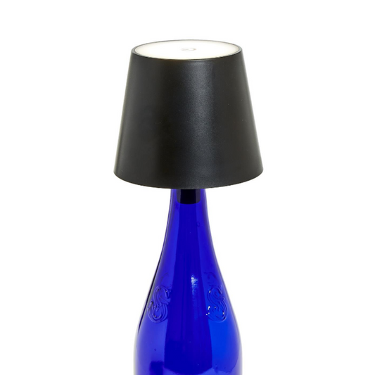LED Touchable Black Lampshade with Bottle Stopper in Gift Box