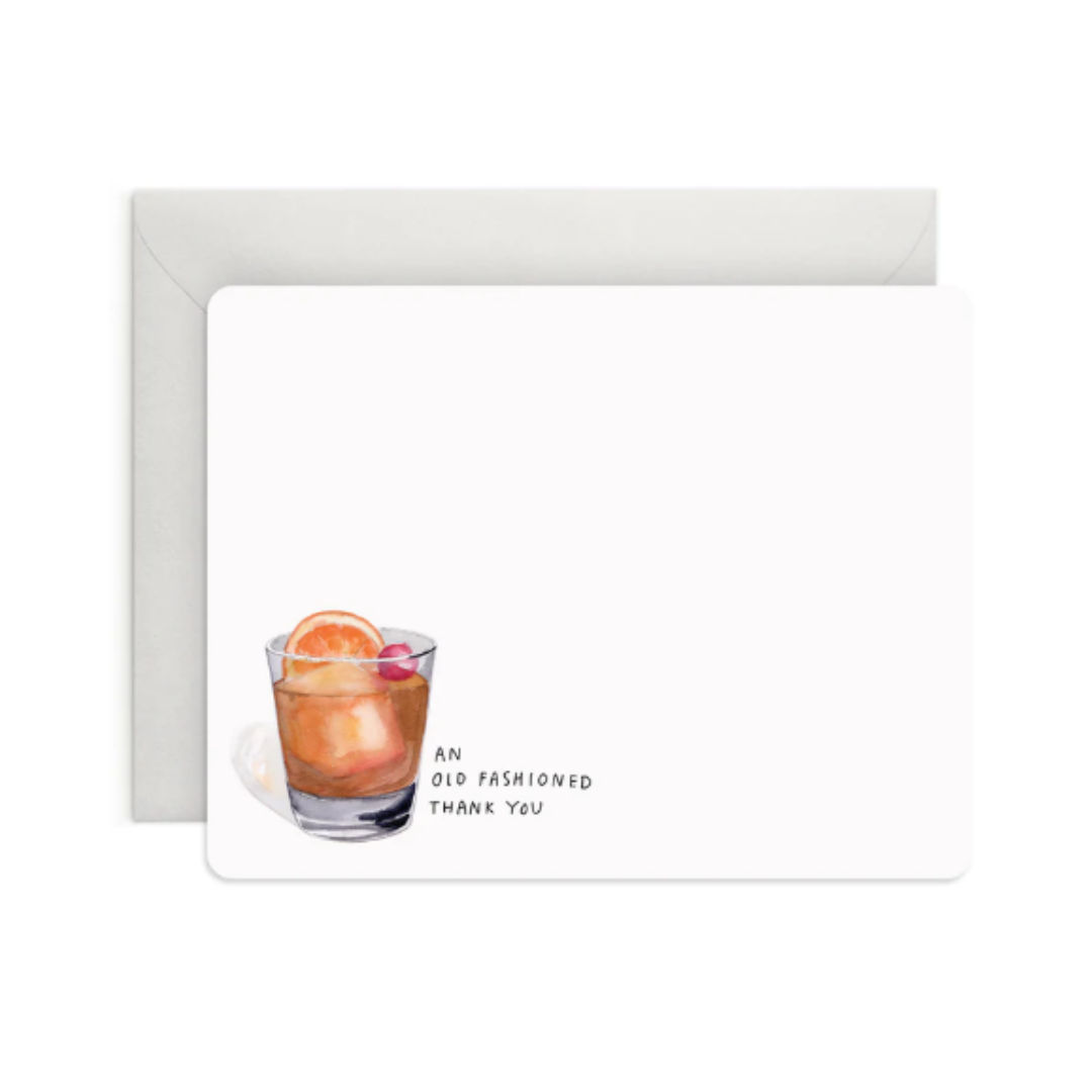 Old Fashioned Thank You Flat Notes
