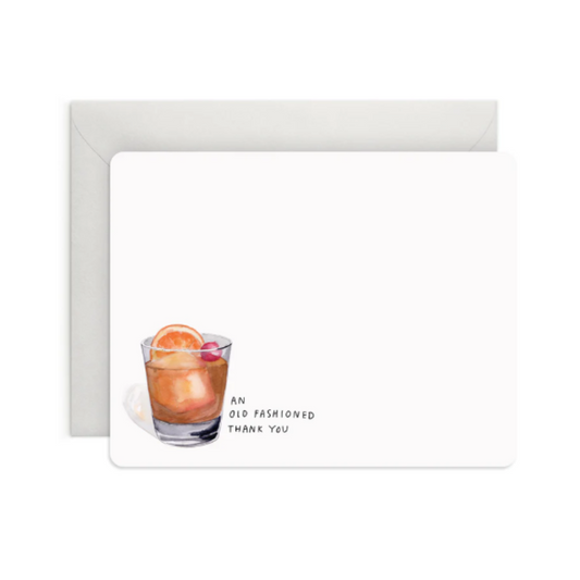 Old Fashioned Thank You Flat Notes