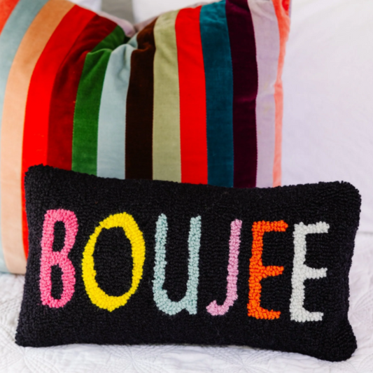 Boujee Needlepoint Pillow