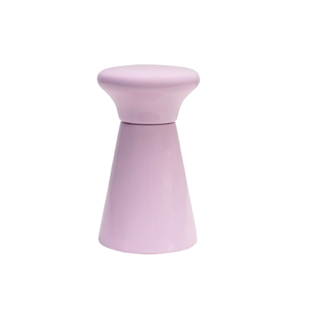 Light Pink Rubberwood Sat & Pepper Mill