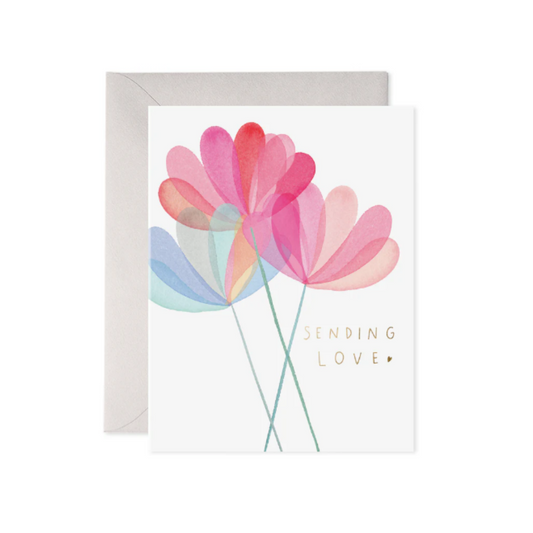 Sending Love Greeting Card