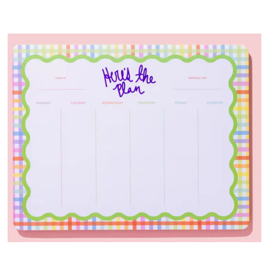 Weekly Planner - Here's the Plan
