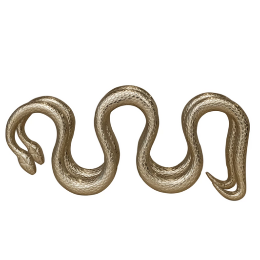 Cast Aluminum Snake Shaped Bottle Holder,