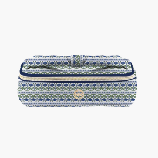 Kiss and Make Up Mini Floral Foulard Navy