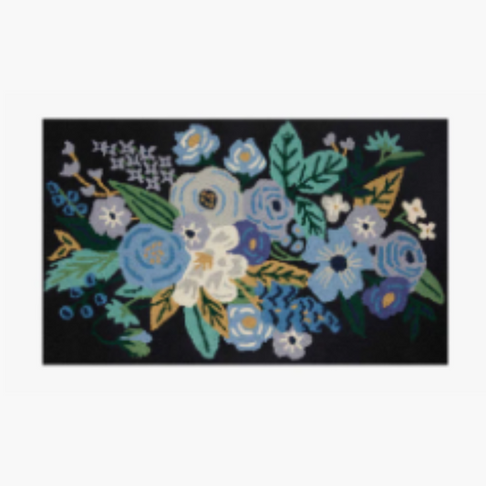 Minnie Garden Party Wool Hooked Rug