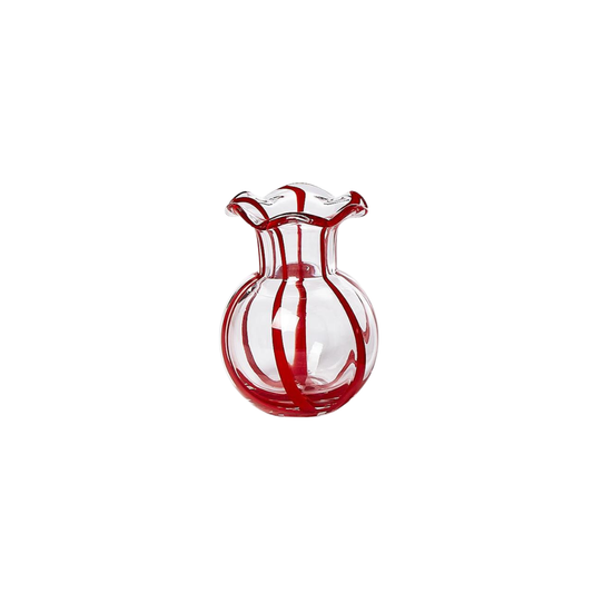 Ruffled Ribbon Vase