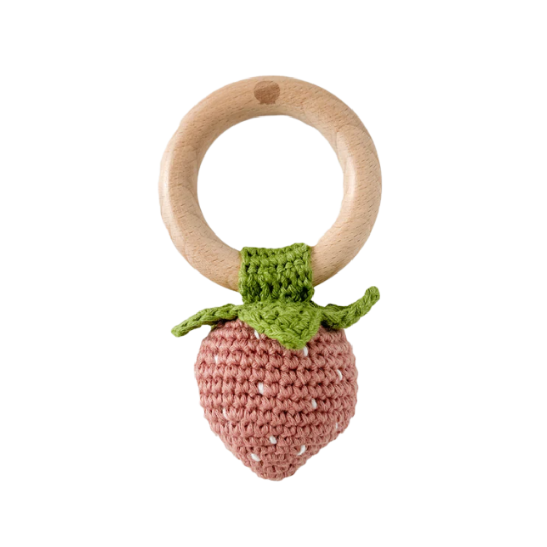 Cotton Crochet Rattle Teether