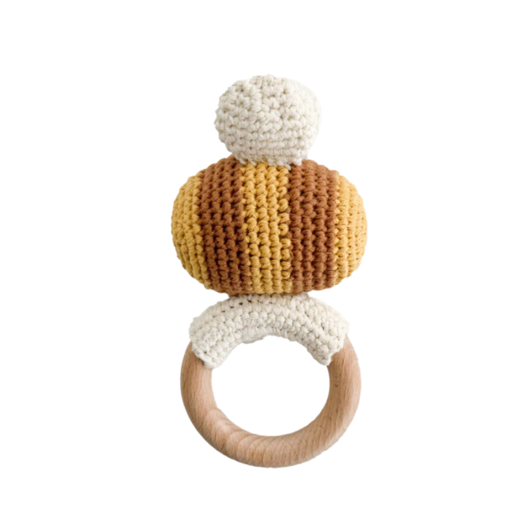 Cotton Crochet Rattle Teether