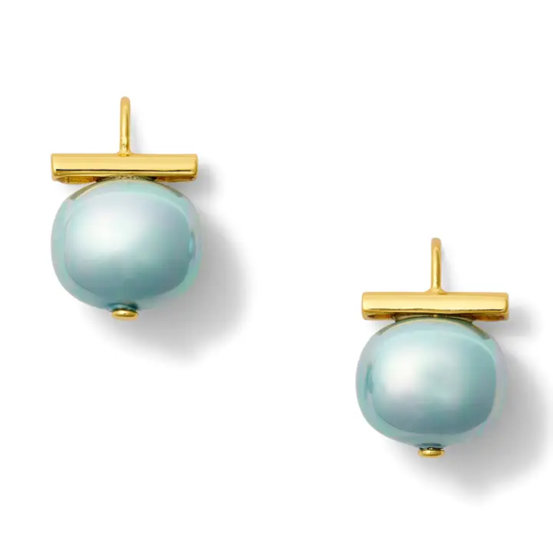 Medium Pebble Pearl Earring | Available in Multiple Colors