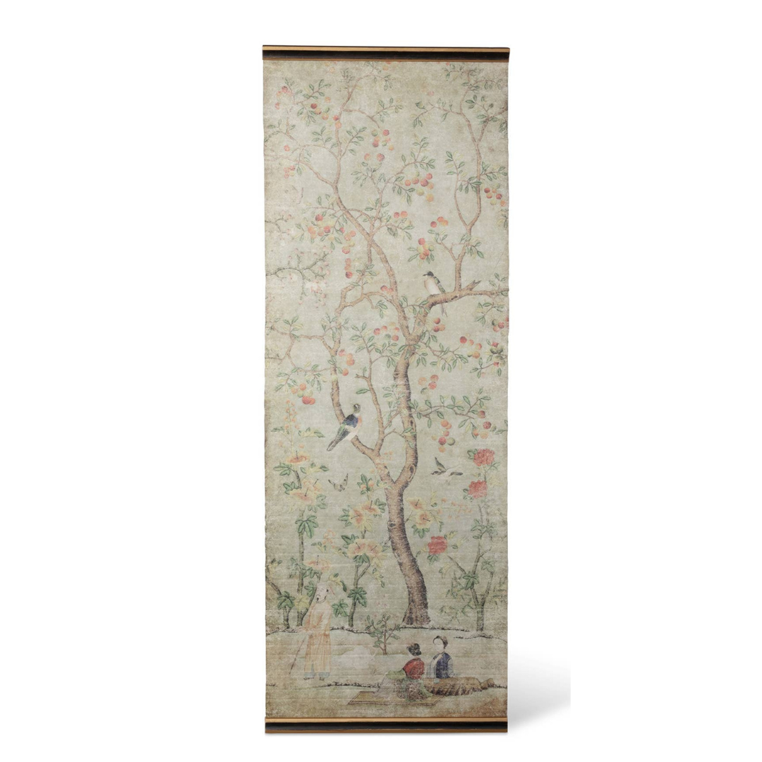 Chinoiserie Pattern Wall Hanging Pair