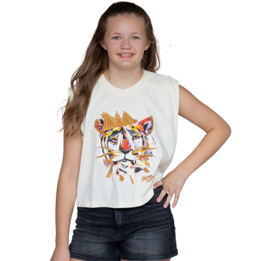 Tiger King' T-Shirt Tank (CRM)