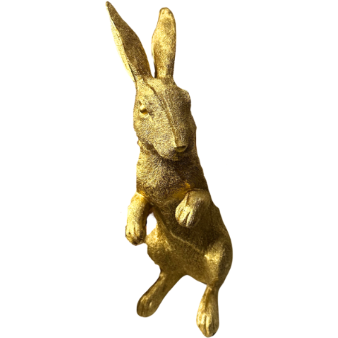 Gold Bunny Decor