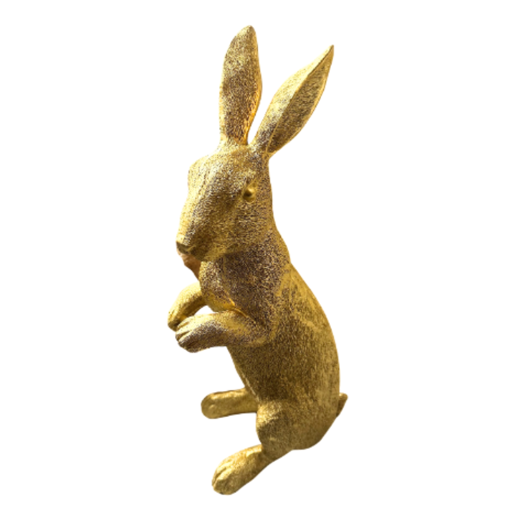 Gold Bunny Decor