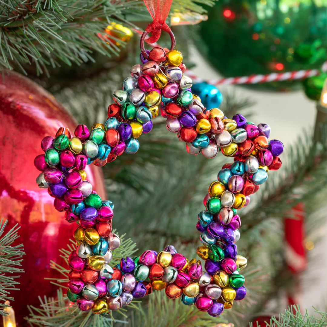 Star Shaped Jingle Bell Ornament